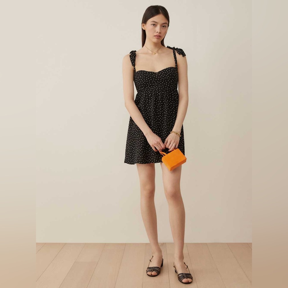 NWT REFORMATION Whitley Dress in “Selene” polka dot - Picture 6 of 10